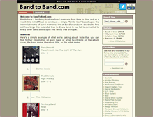 Tablet Screenshot of bandtoband.com